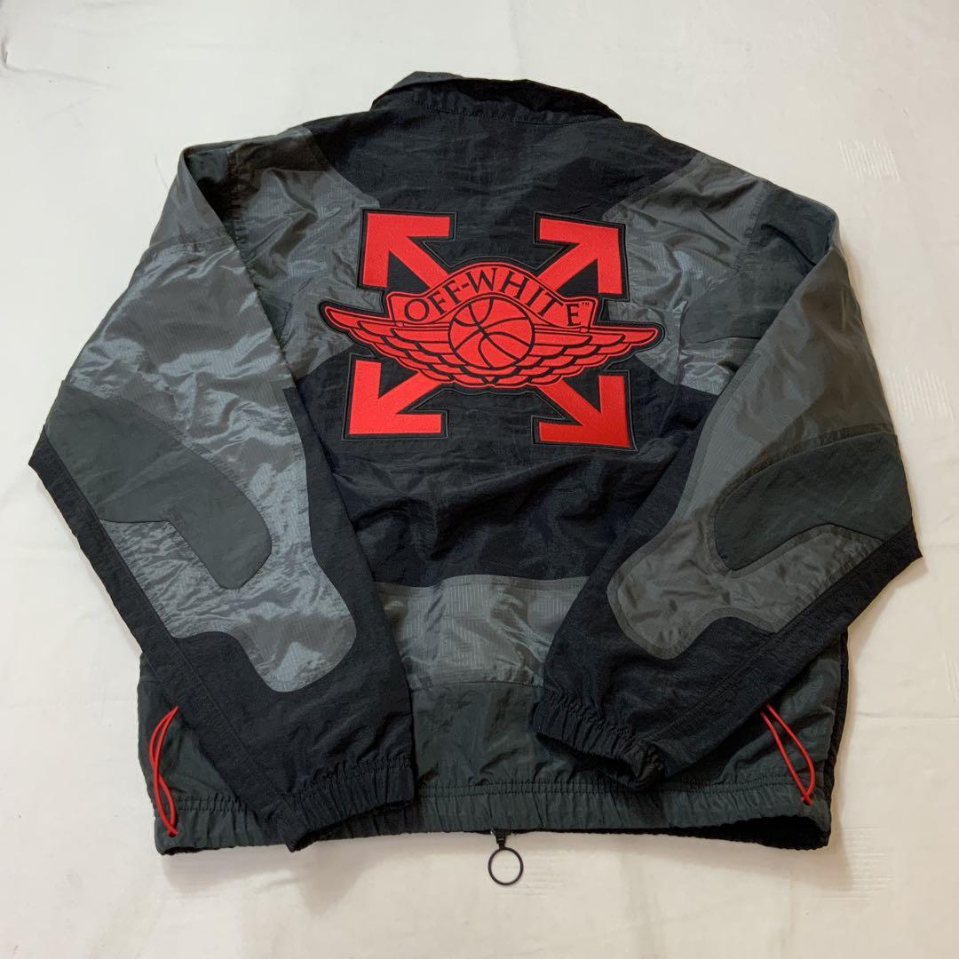 【半額】 ナイロンジャケット JORDAN AIR OFF-WHITE A/W M メルカリ - 美品 ジャケット・アウター