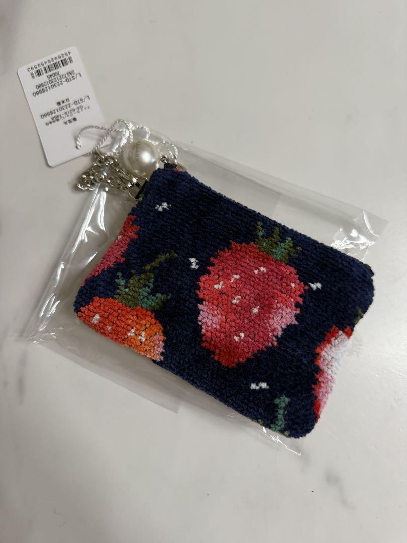新品未使用品】フェイラー キー＆カードポーチ ストロベリー