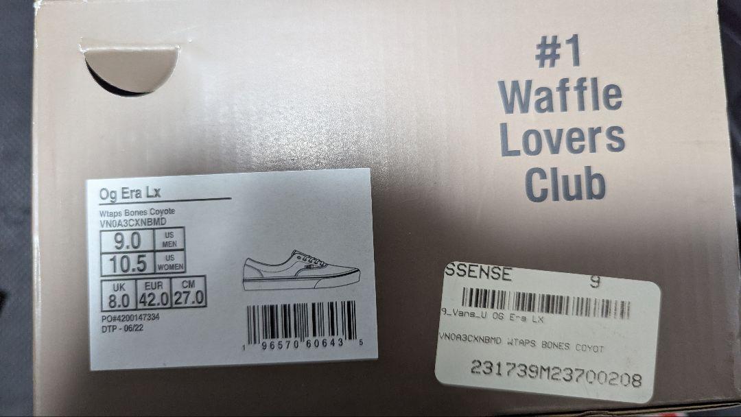 靴 Vans x Wtaps OG Era LX Bones Coyote [27]