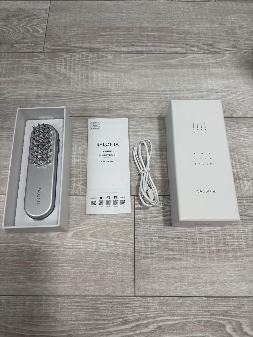 ボディ・フェイスケア SALONIA EMS LIFT BRUSH SAL22206SL