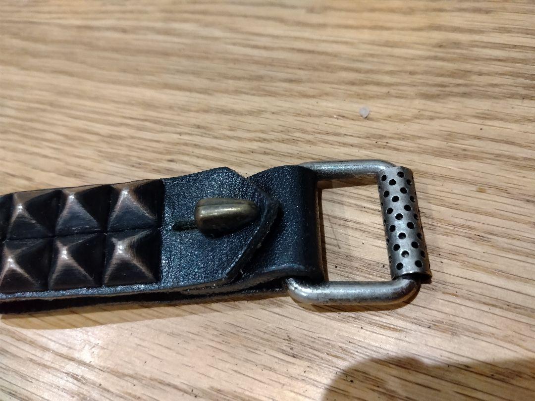 Obelisk スタッズレザー　ベルトループ