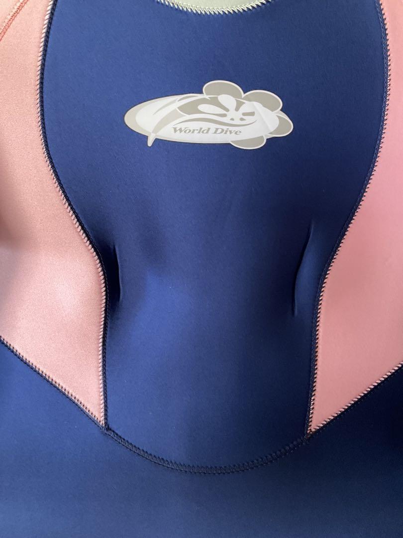 福袋 売れ残り 新品未使用 World Dive ウェットスーツ 110サイズ ネイビー サーフィン・ボディボード