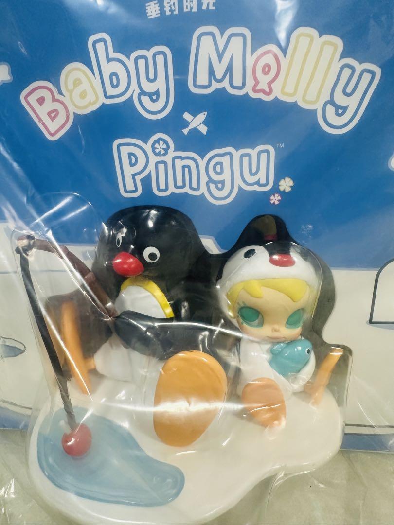 popmart Baby Molly × PINGU Fishing Time