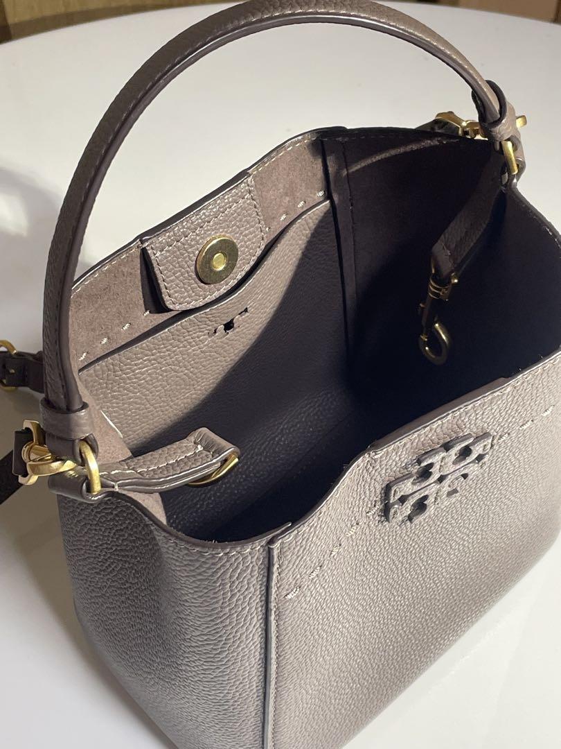 Tory Burch グレージュバック Tory Burch レザートートバッグ グレージュ