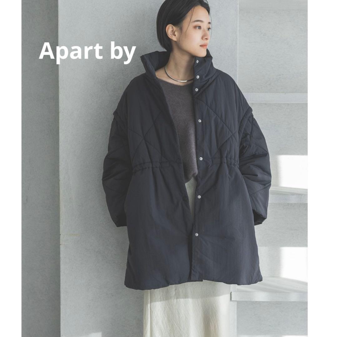 アパートバイローリーズ キルティング ジャケット ベスト 2way 手洗い可FREE SIZE・apart by lowrys