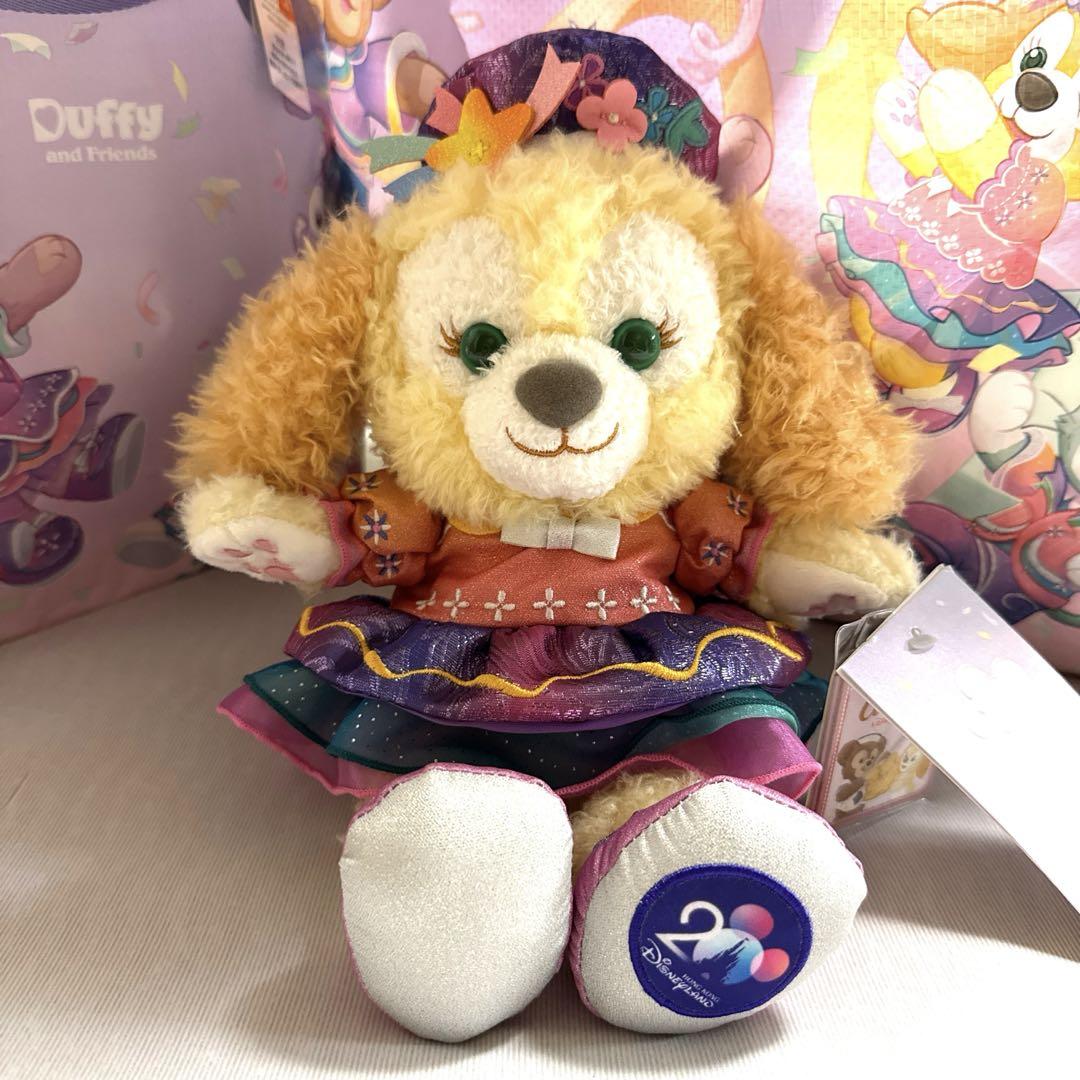 香港ディズニー　クッキーアン　ぬいぐるみ　おやすみ クッキーアン おやすみ ぬいぐるみバッジ ダッフィーの