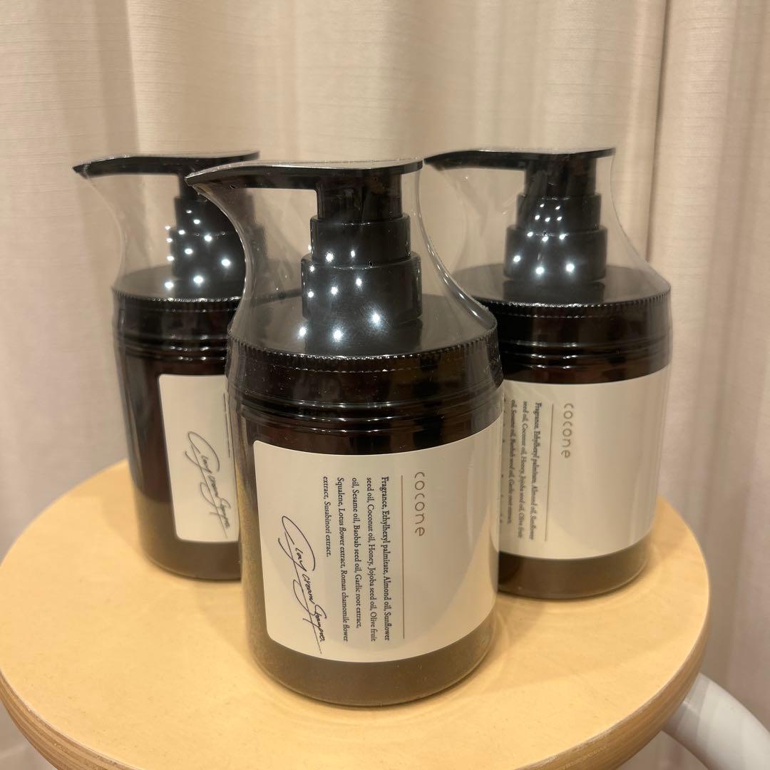 cocone クレイクリームシャンプー3本セット