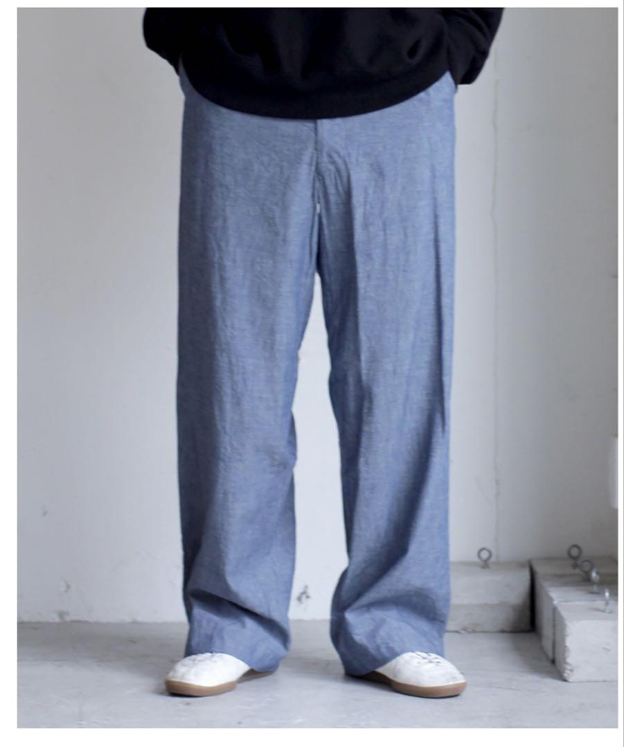 l'echoppe別注MADISONBLUE シャンブレーパンツ レショップ