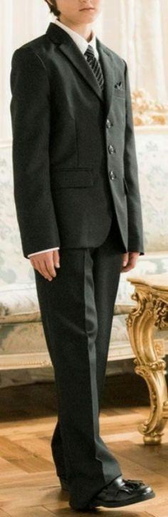 卒業式　160 男の子　楽天　キャサリンコテージ　スーツ　黒色　卒服　フォーマル