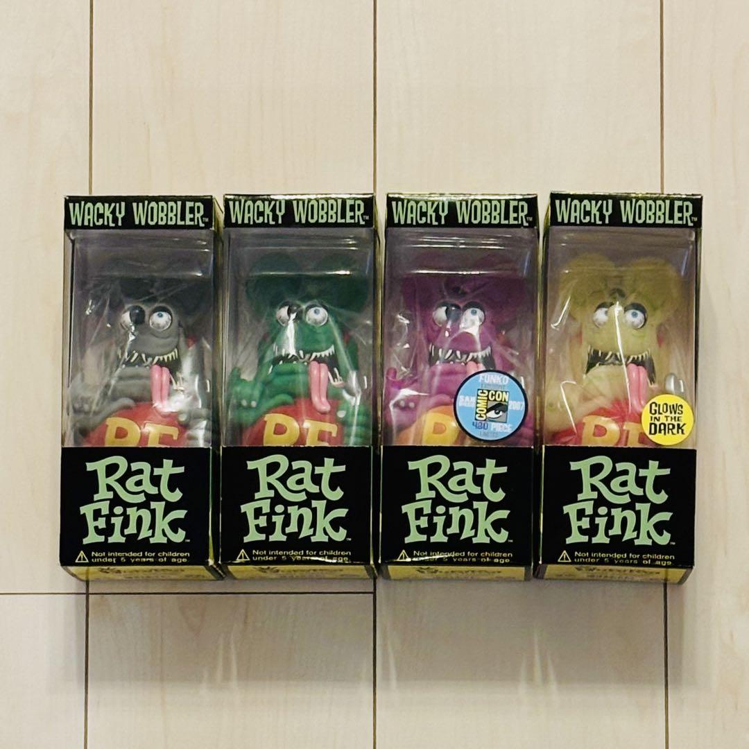 Rat Fink Wacky Wobbler 4体セット Rat Fink Wacky Wobbler 4体セット - メルカリ