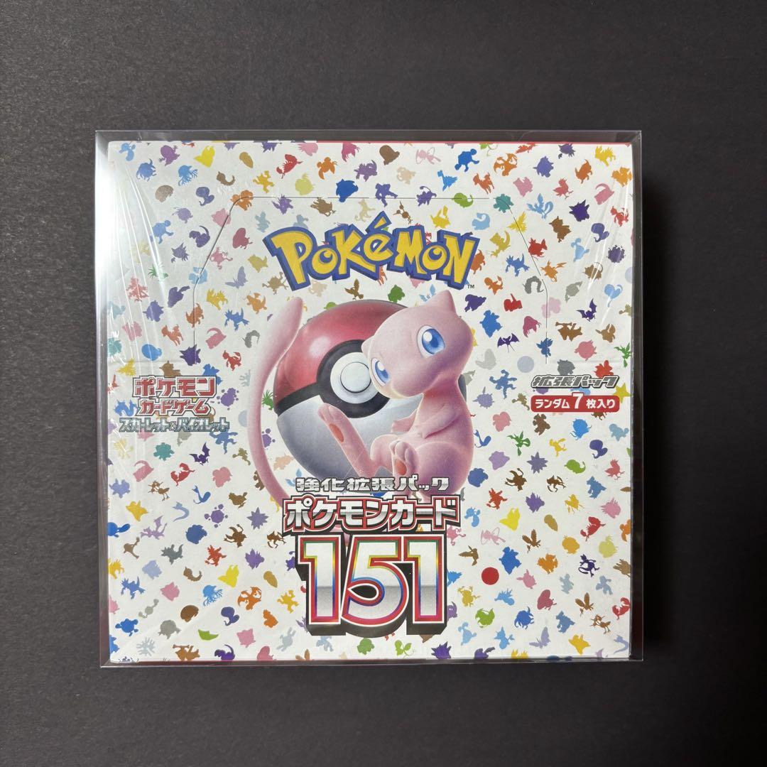 ポケモンカード 151 シュリンク付き 新品未開封BOX - メルカリ