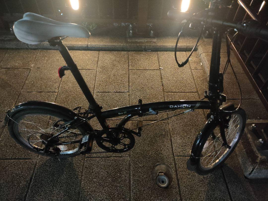 DAHON 折りたたみ自転車 黒 ジャンク ミニベロ ダホン