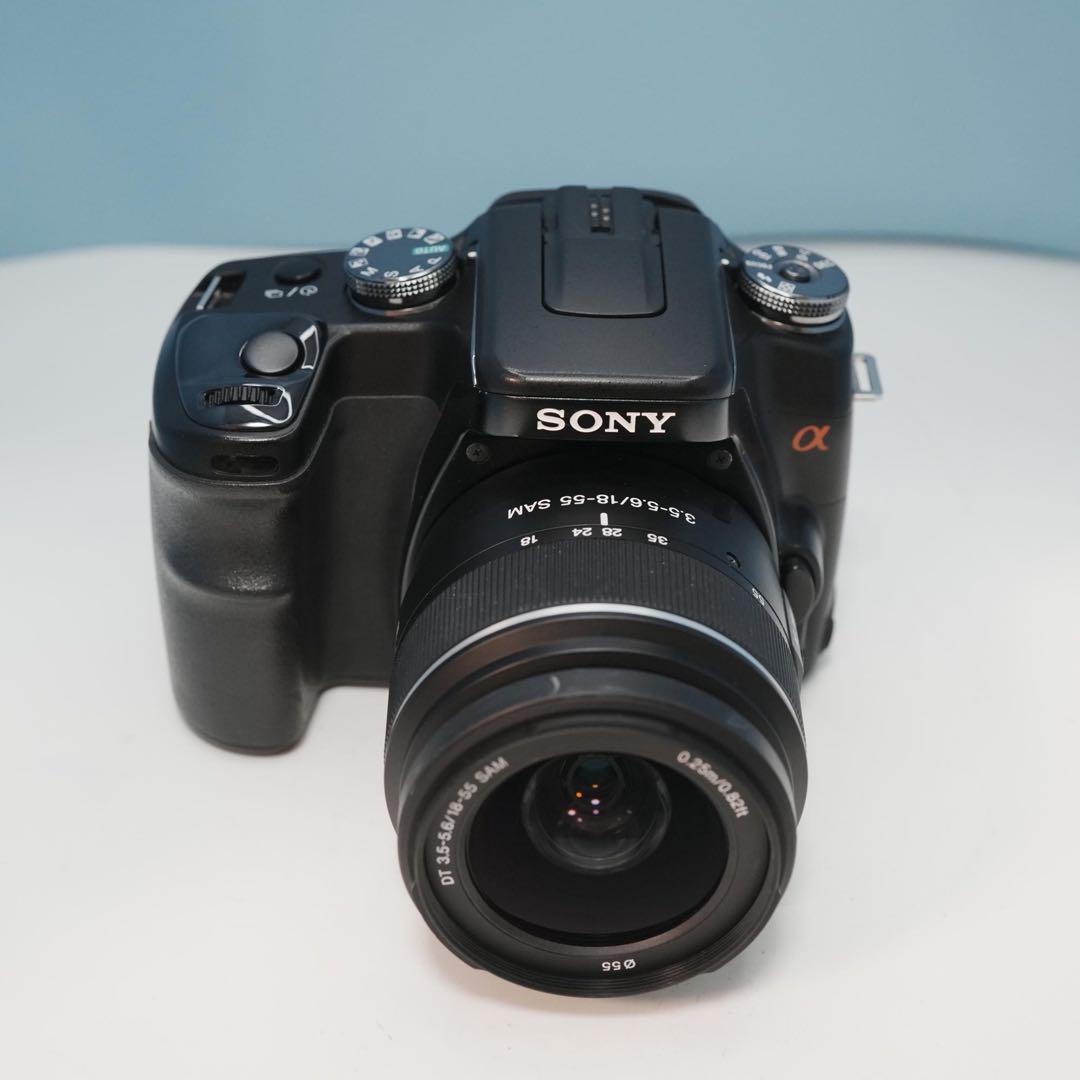 SONY α 100 一眼レフ フルセット 極美品 a4582