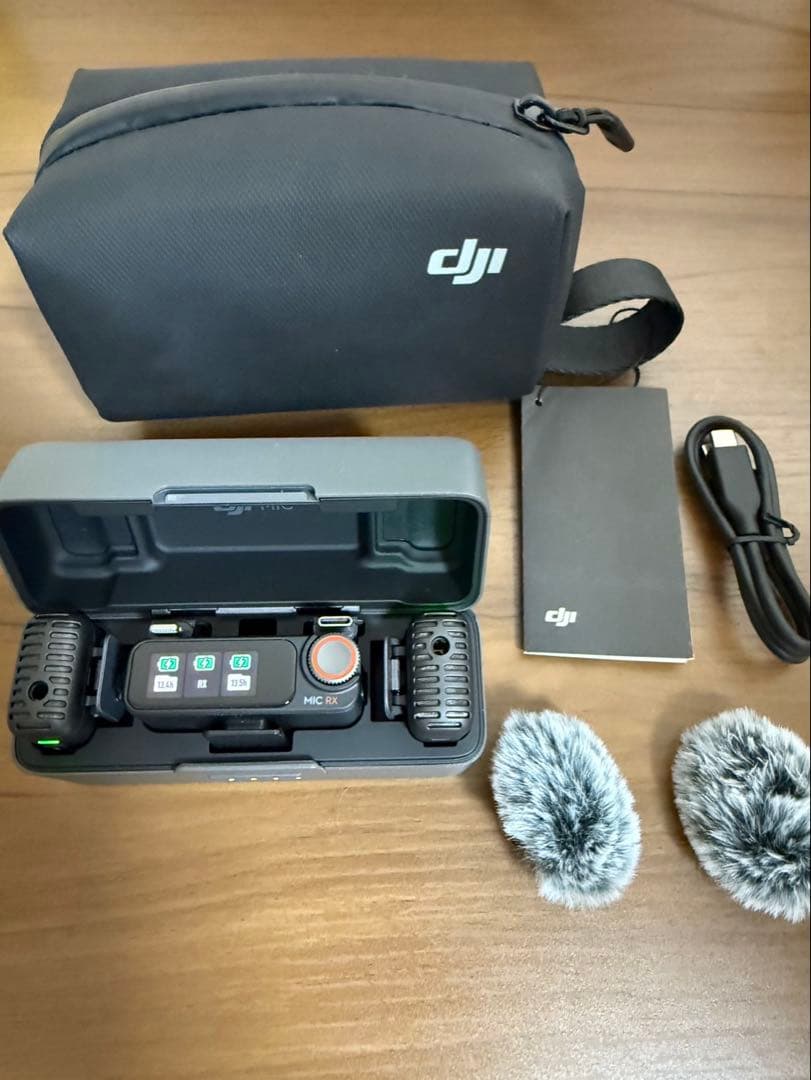 【美品】DJI Mic 2 (マイク2個+受信機+充電ケース)