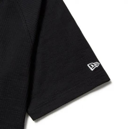 NEWERA GOLF 半袖 スキッパー ポロシャツ ブラック Lサイズ