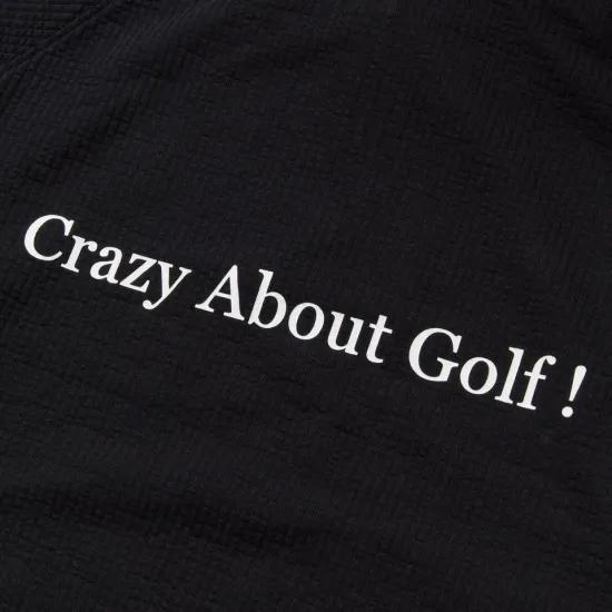 NEWERA GOLF 半袖 スキッパー ポロシャツ ブラック Lサイズ