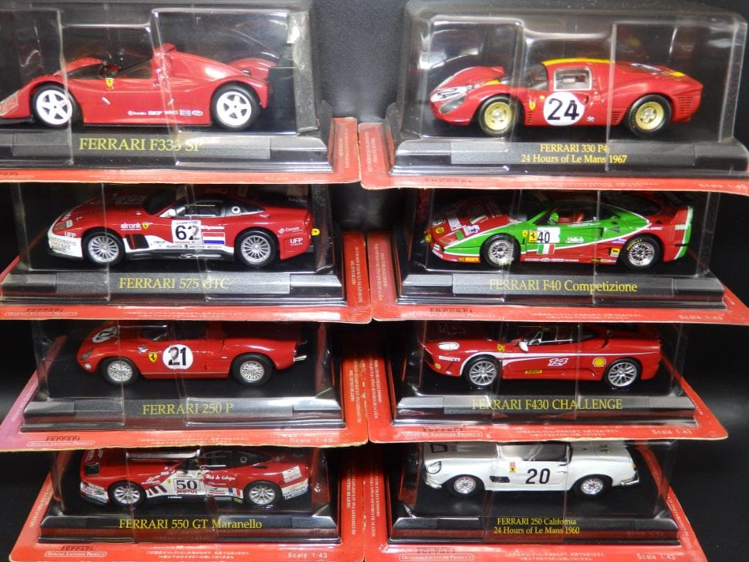 アシェット 1/43 フェラーリ コレクション 55点 おまとめセット