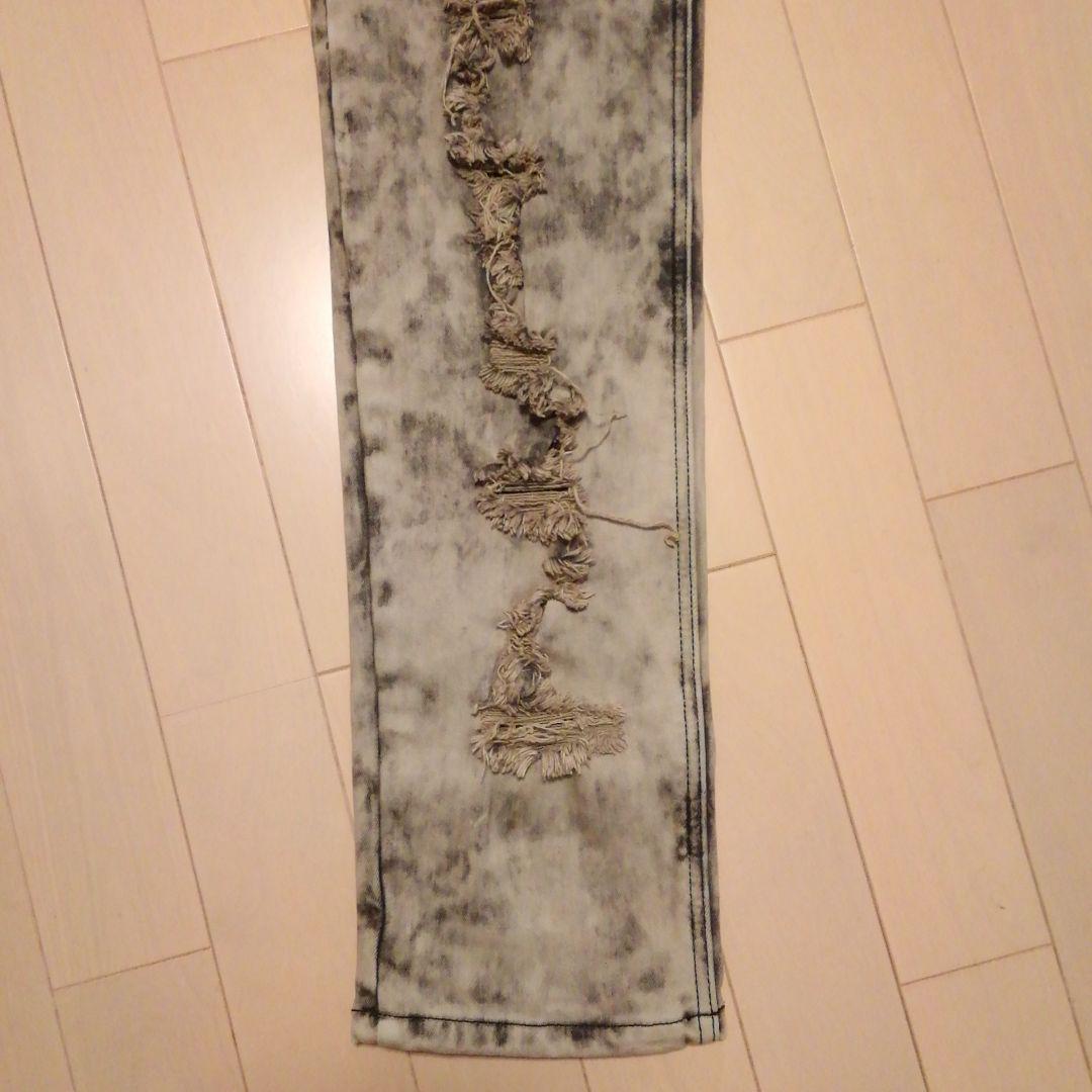 Roen×semanticdesignクラッシュスキニーデニムストレッチサイズL 画像8