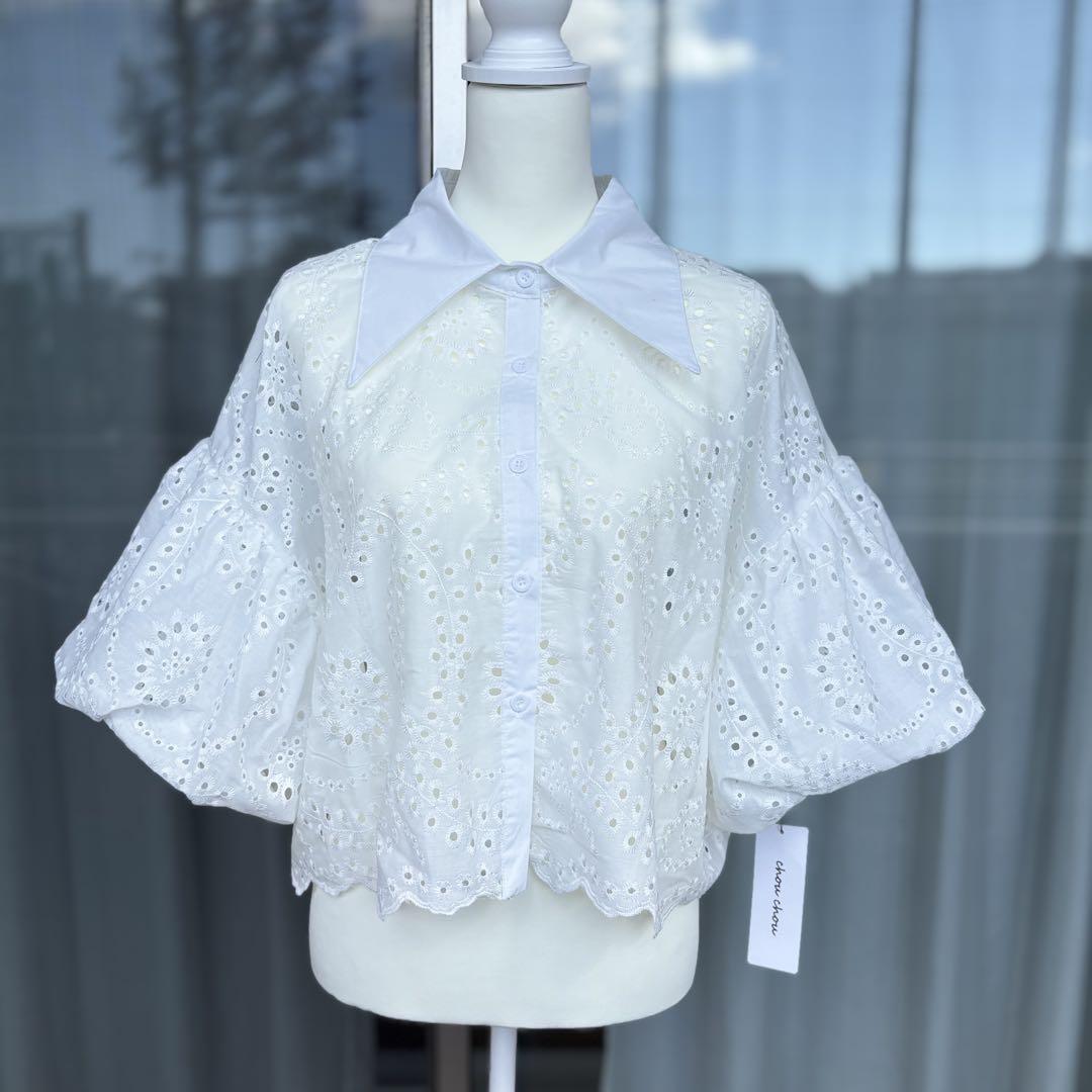 クロシェバルーンシャツ chesty セルフォード ジャスグリッティー　好きに