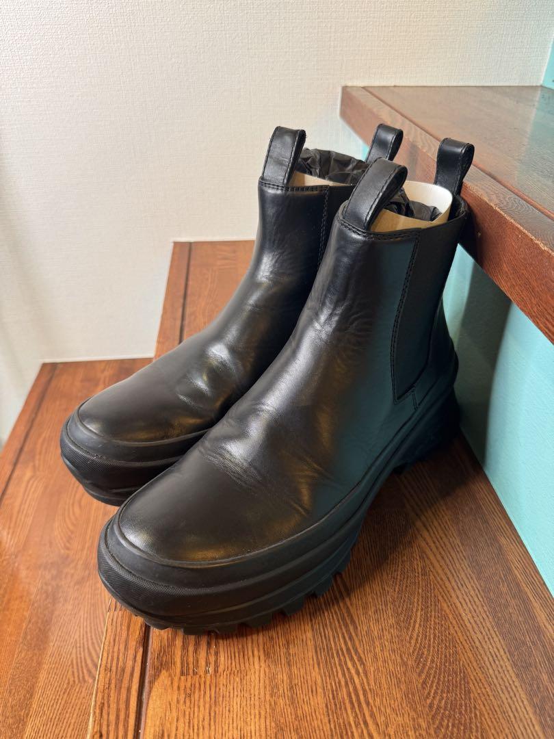 Jil Sander ジルサンダー レザー サイドゴアブーツ 42