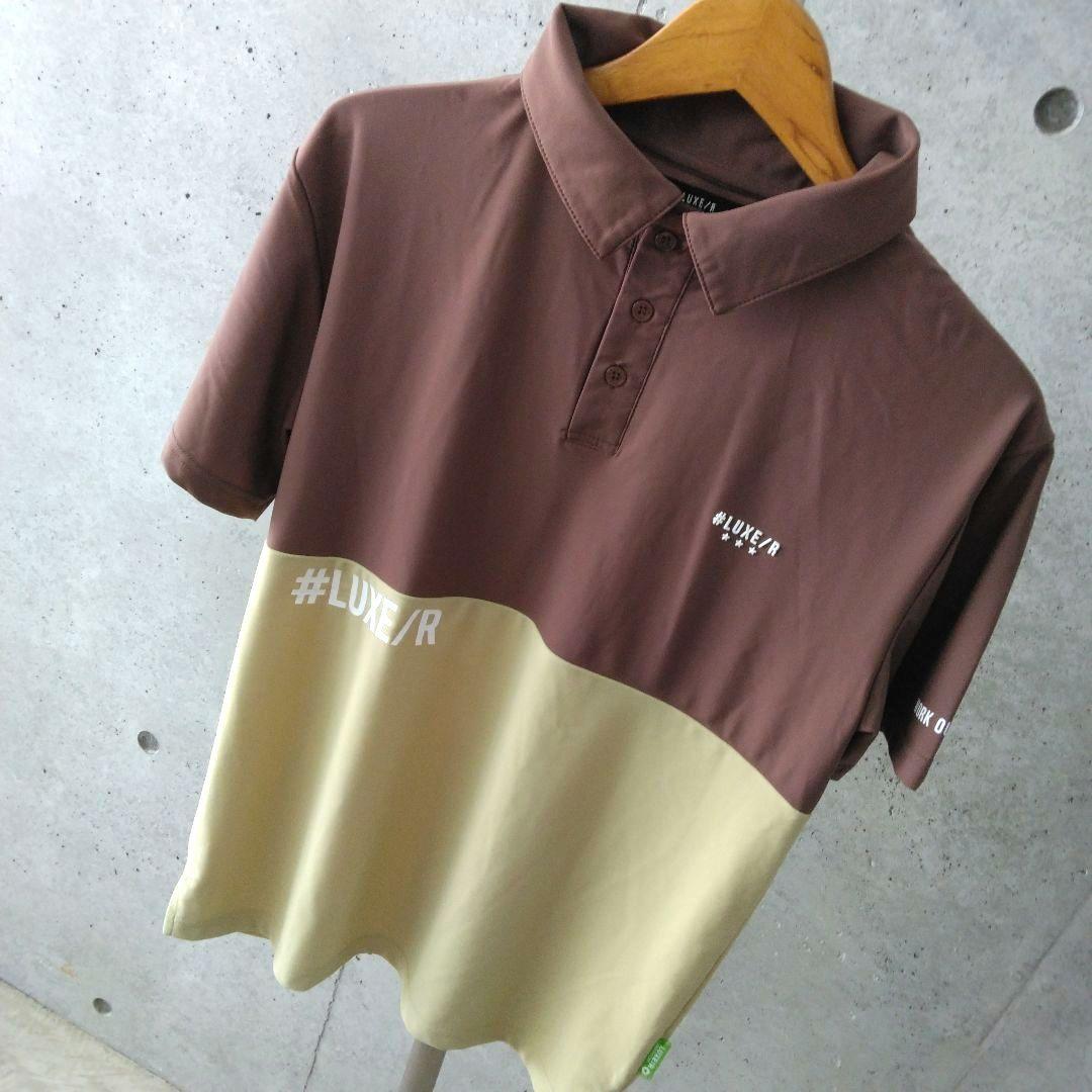 話題の人気 サンプルSALE /D135 ] LUXE/R GOLF ポロシャツ（LUXE⁄R GOLF メンズウェア