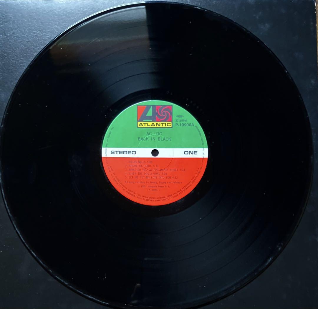 【AC/DC Back in Black】日本国内盤レコード