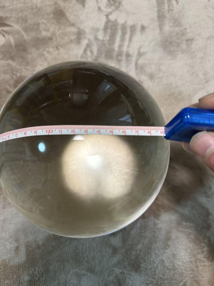 水晶玉骨董品ダイヤモンド金占い師直径65cm