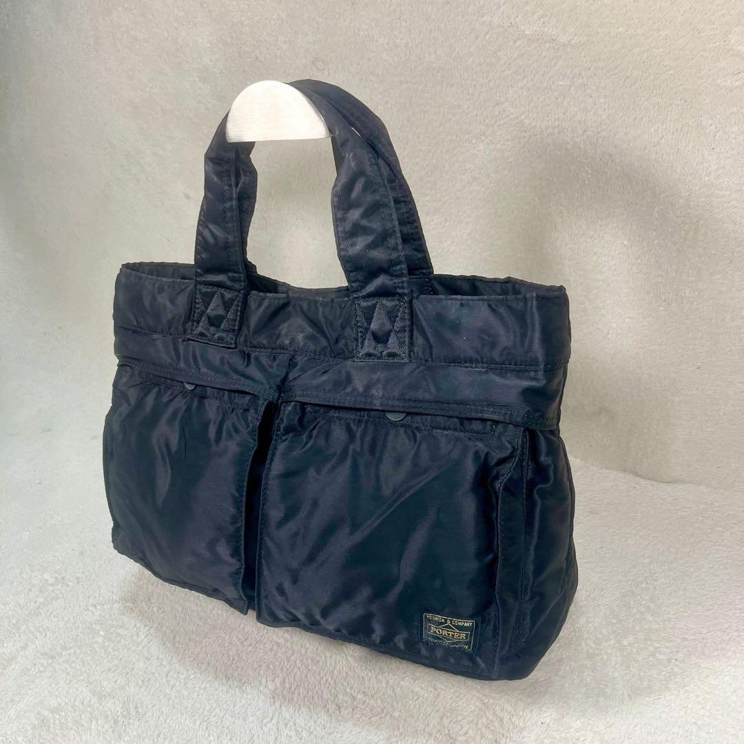 【極美品✨】PORTER ポーター タンカー トートバッグ ハンドバッグ 黒