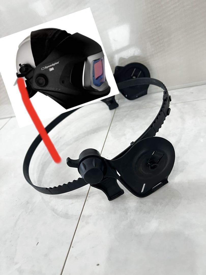 中古】3M スピードグラス 9100FX ＋ ADFLO 呼吸用システムセット