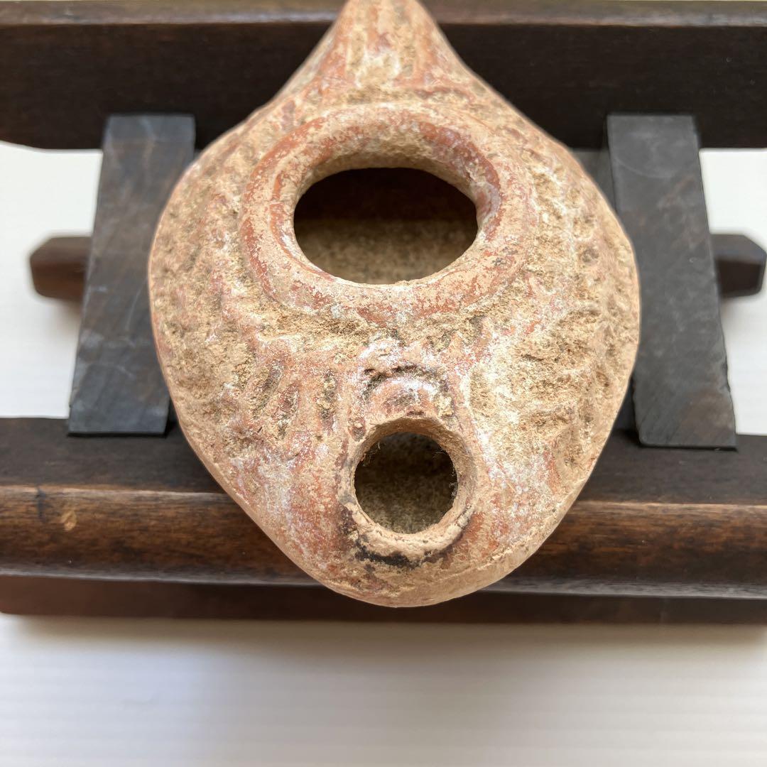 古代ローマ　テラコッタオイルランプ