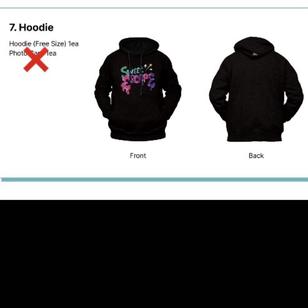 SHINee KEY ポップアップ フーディー Hoodie SHINee・KEY】POPUP Sweet Escape フーディ パーカー タレントグッズ
