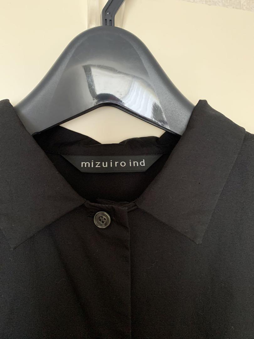 mizuiro ind ワークオールインワン　ブラック