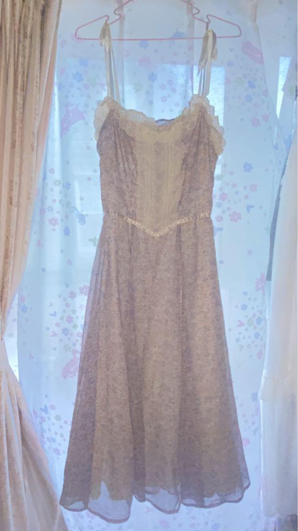 【人気ショップが最安値挑戦！】 GUNNE SAX 花柄 キャミワンピ ワンピース