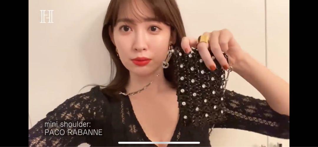 小嶋陽菜愛用 paco rabanne iconic 1969ショルダーバッグ - メルカリ