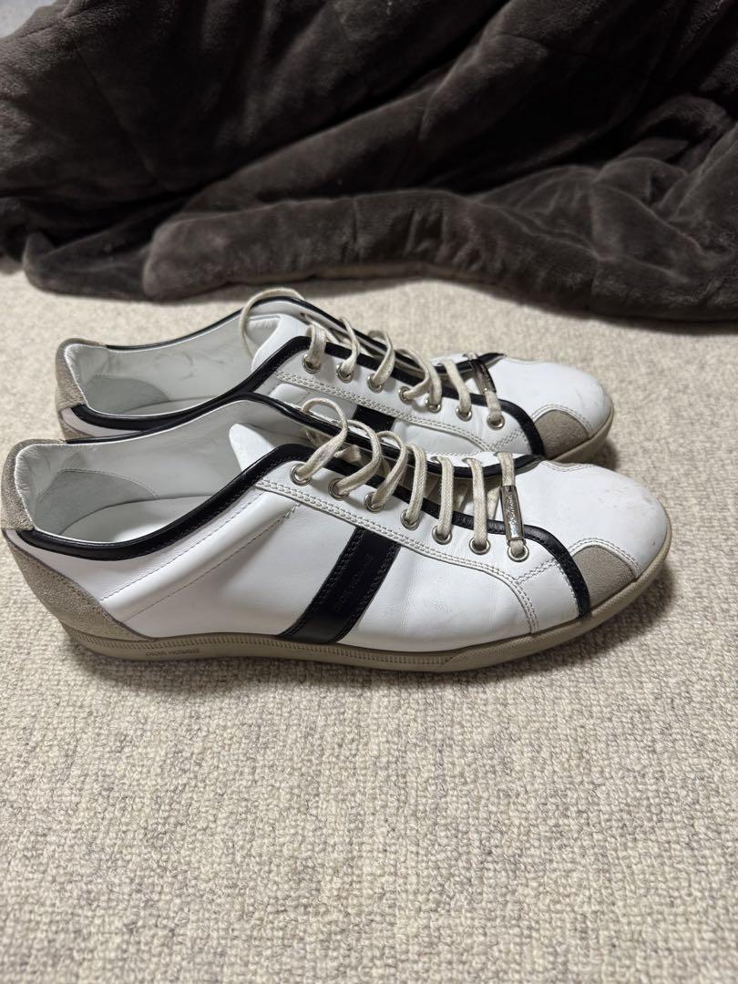 スニーカー Dior Homme Sneakers DIOR HOMME Italy Made German Trainer Sneakers US6.5 White
