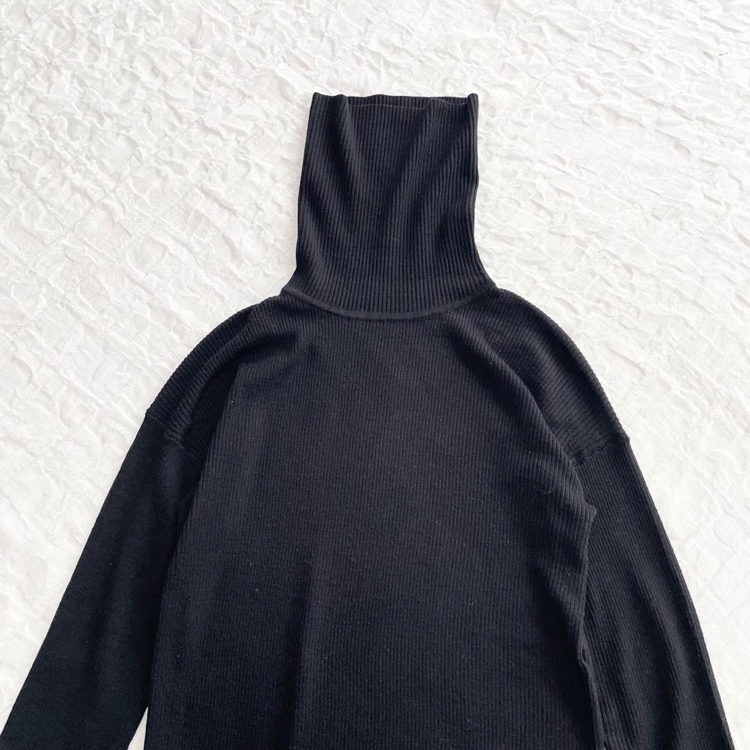 【美品】 ドゥーズィエムクラス セーター タートルネック ブラック