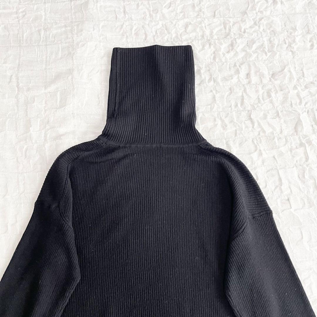 【美品】 ドゥーズィエムクラス セーター タートルネック ブラック