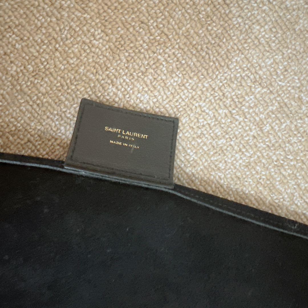 SAINT LAURENT サンローラン　ブラック　レザートートバック