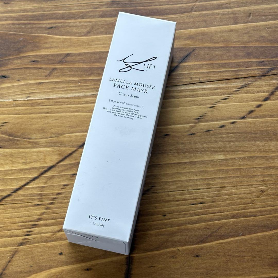 IF イフ ラメラムースフェイスマスク 濃密泡 フェイスパック 90g