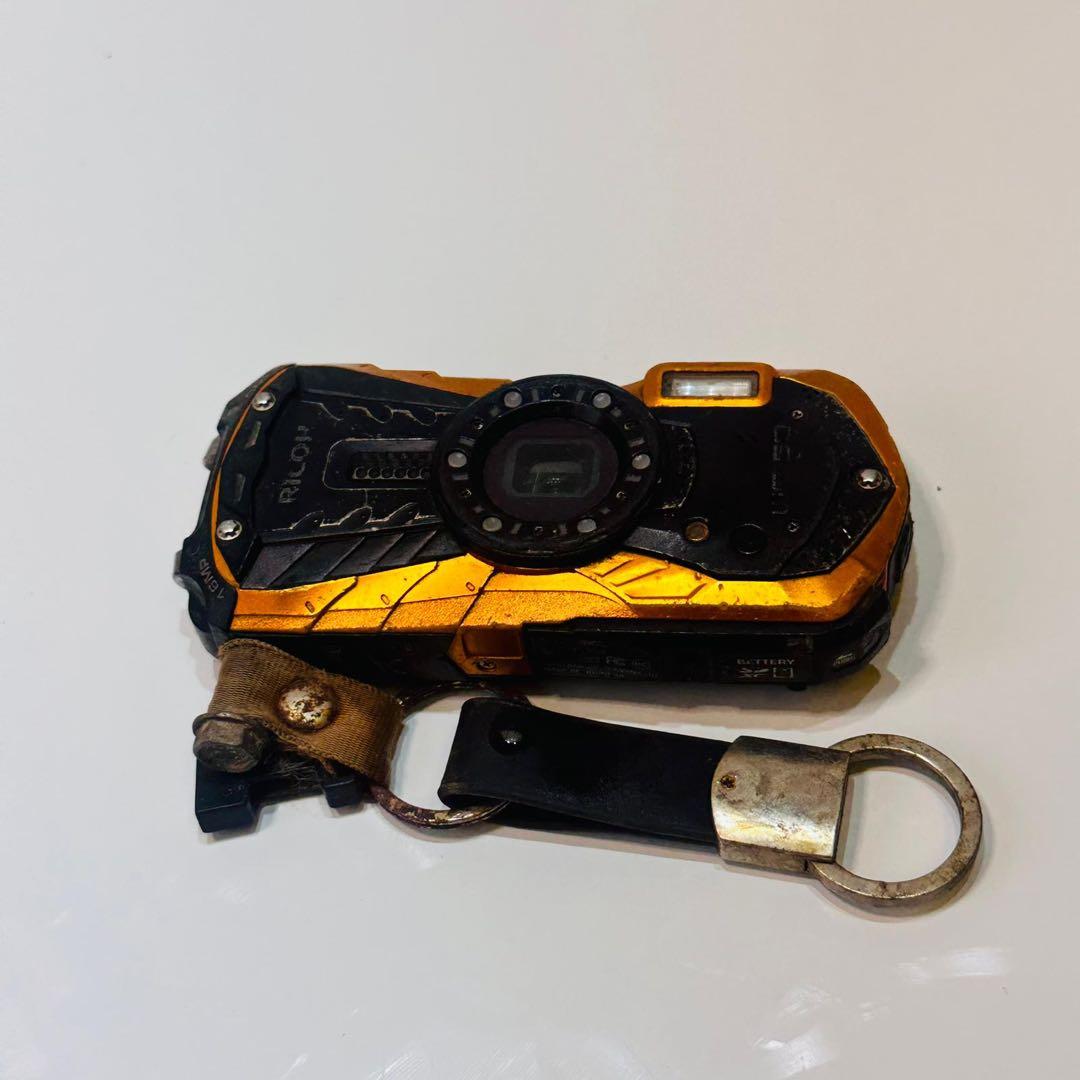 RICOH WG-50 コンパクトデジタルカメラ オレンジ ジャンク