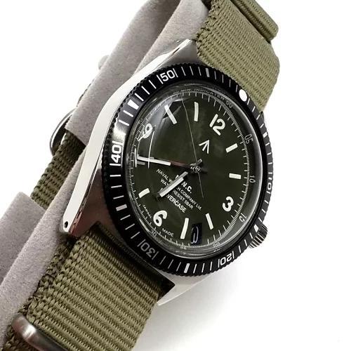 C05176 新品 NAVAL WATCH LOWERCASE 腕時計 カーキ
