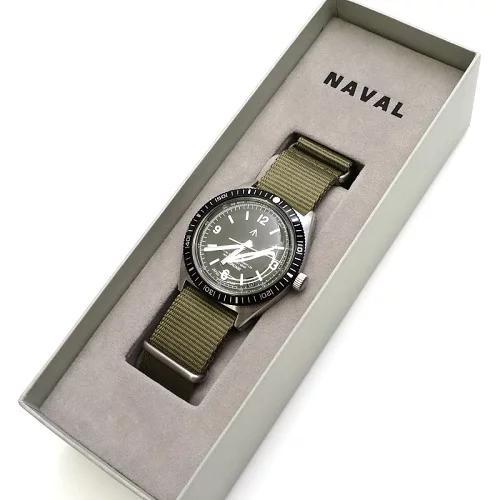 C05176 新品 NAVAL WATCH LOWERCASE 腕時計 カーキ