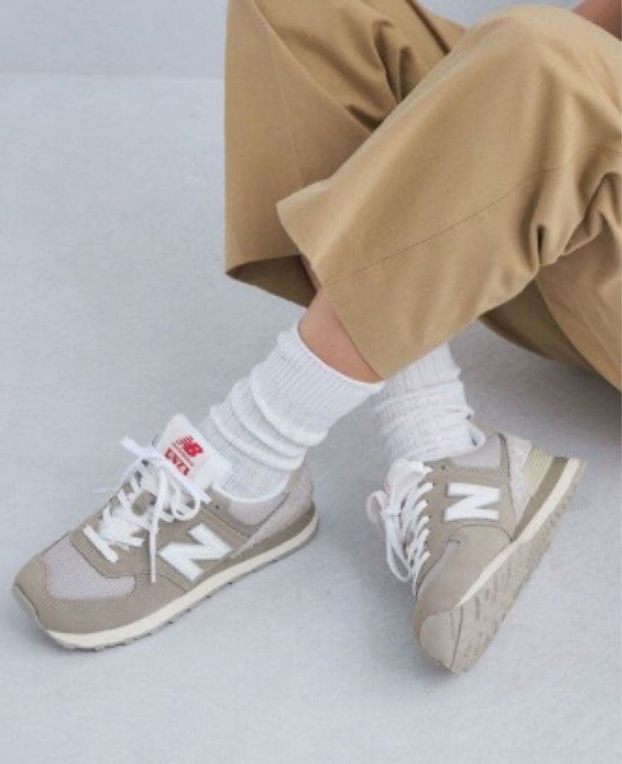 【新品タグ付き】ニューバランス　スニーカー U574 現行モデル GRAY