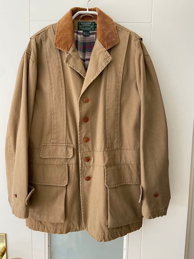ラルフローレンカントリーハンティングジャケットビンテージ90年代M Ralph Lauren
