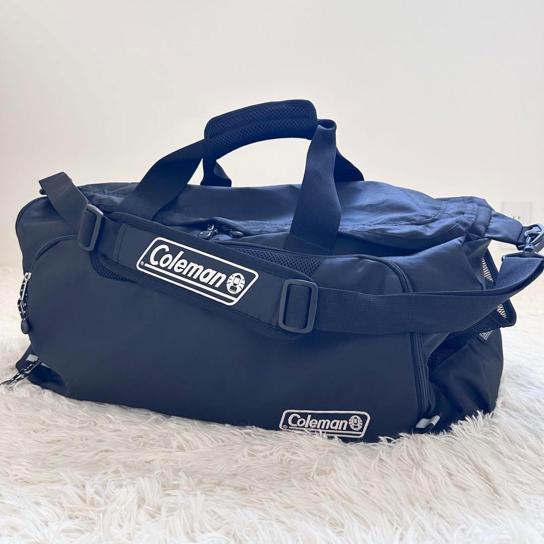 Coleman コールマン ボストンバッグMD 黒 ブラック 50L ショルダー