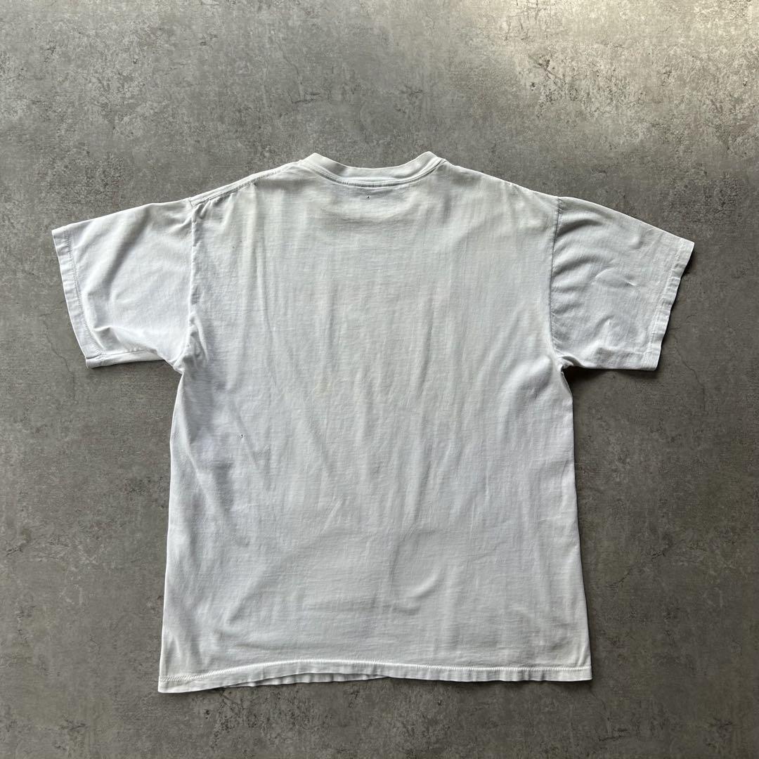 90s oneita アートtシャツ USA製 ホワイト XL アトランタ美術館
