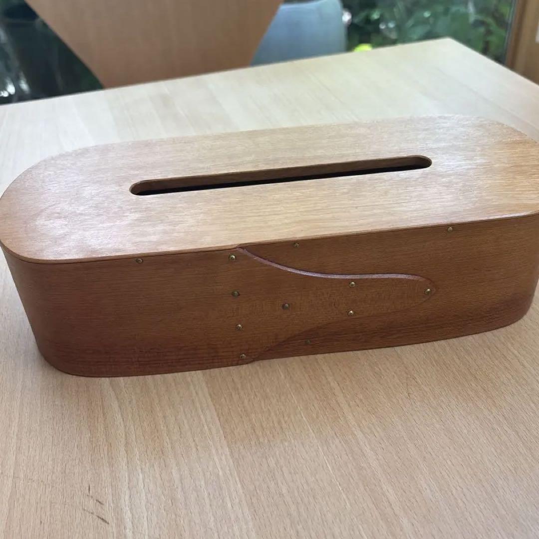 まる工芸　ティッシュケース　シェーカーボックス