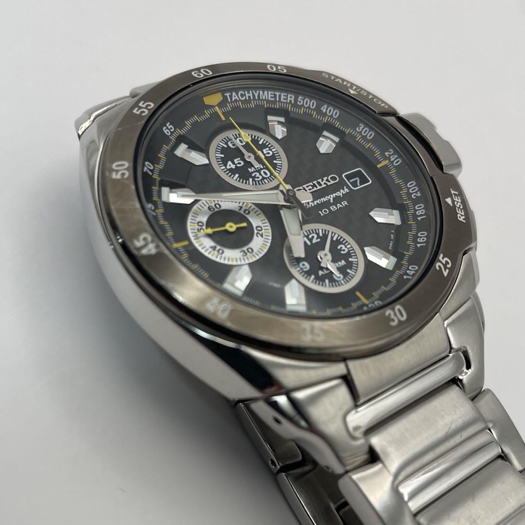 SEIKO セイコー クロノグラフ 7T62-0FR0 メンズ クォーツ 稼働品