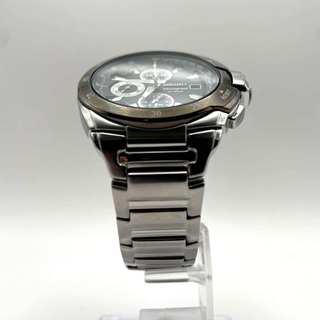 SEIKO セイコー クロノグラフ 7T62-0FR0 メンズ クォーツ 稼働品