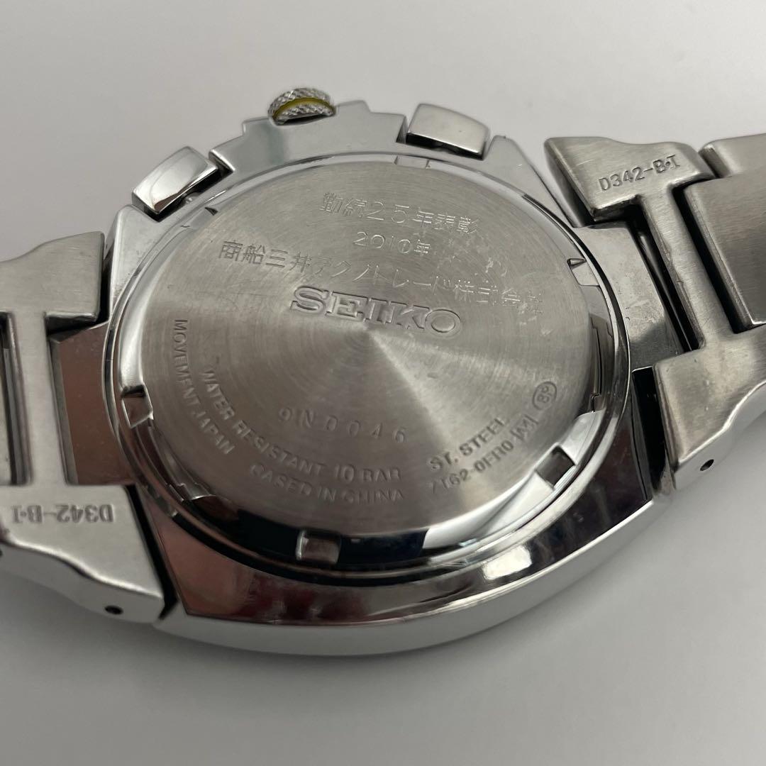 SEIKO セイコー クロノグラフ 7T62-0FR0 メンズ クォーツ 稼働品